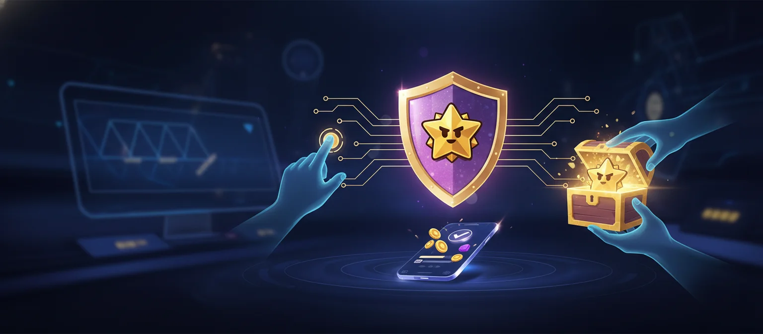 Оплата и получение заказа Бравл Старс